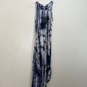 Ginger G blue bleached high low dress size medium